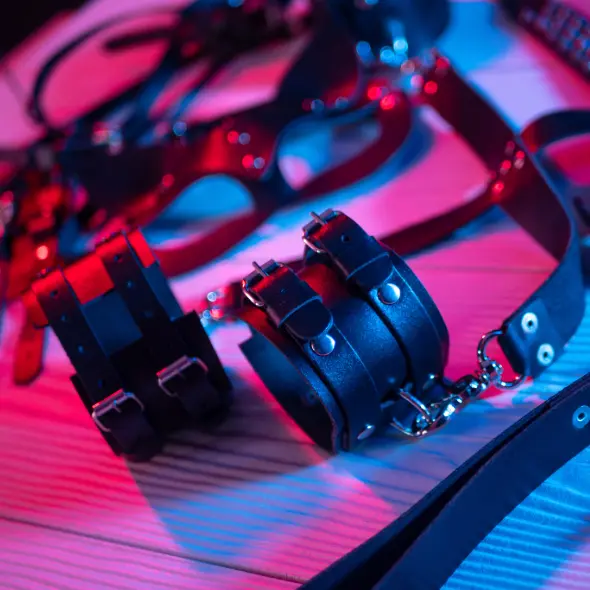 Premium restraint cuffs and bondage accessories